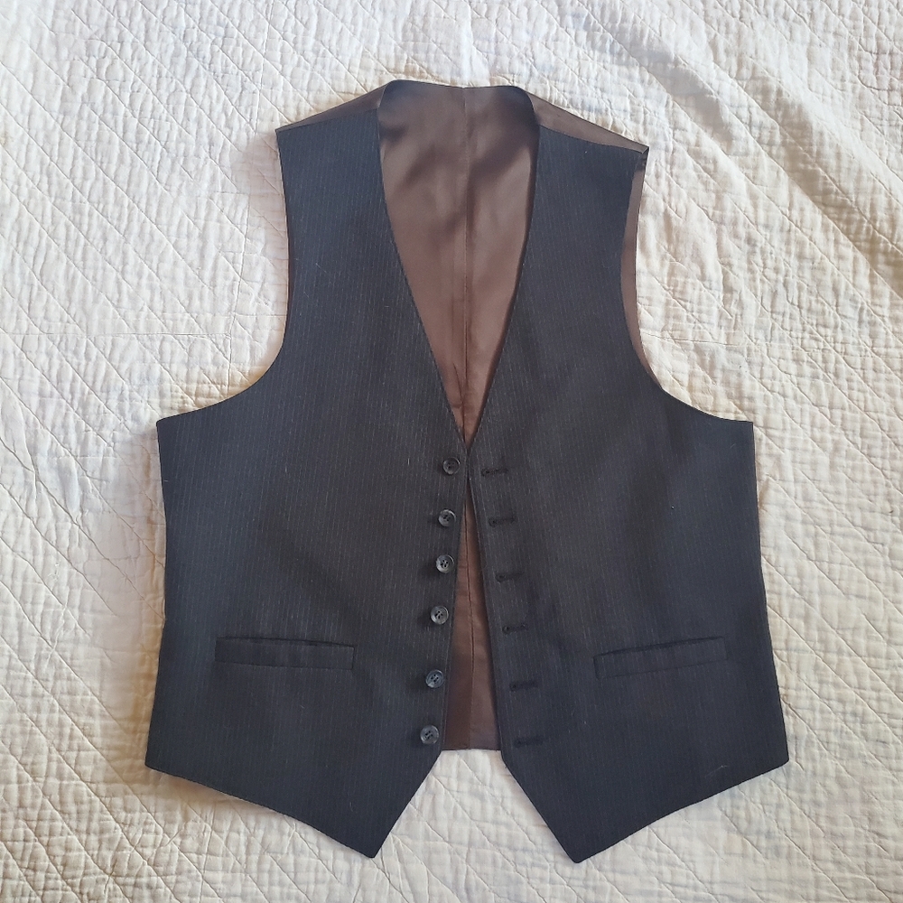 VTG Pinstripe Vest